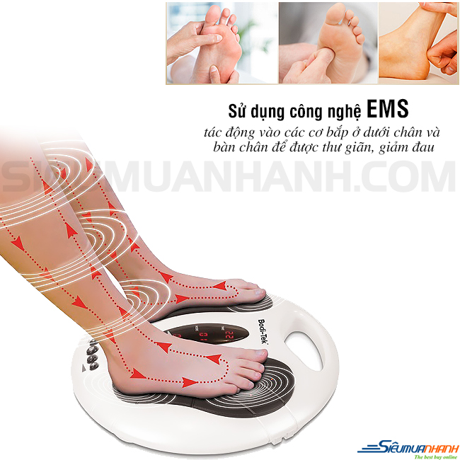 áy massage chân tăng lưu thông máu Bodi-Tek CRB03